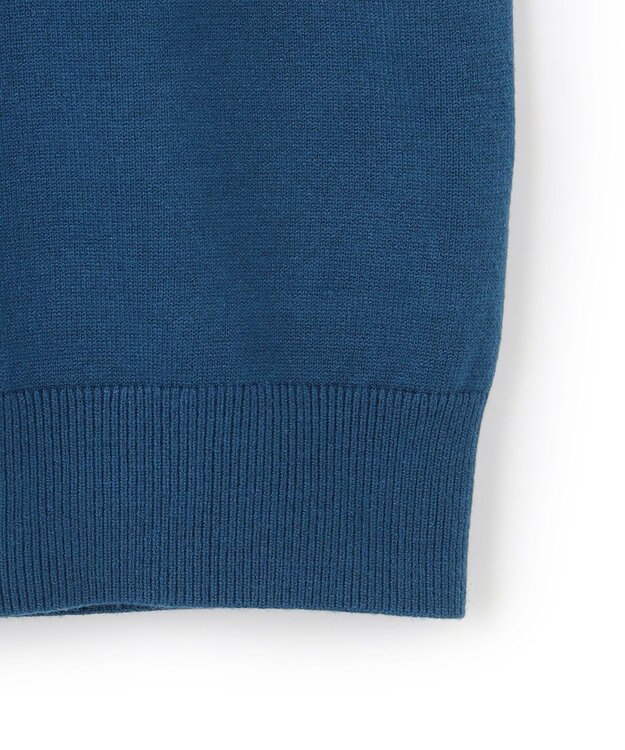 UNFILO MENS 【OCEANS YouTube 掲載/男女兼用】スムースシルキーニット ブルー