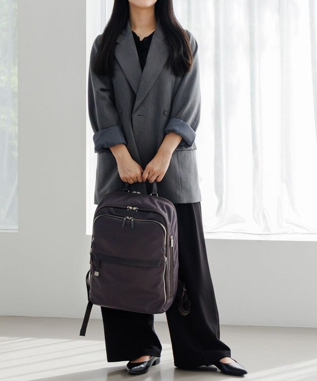 ACE BAGS & LUGGAGE 【雑誌掲載】 ace. ラプリム リュック レディースビジネス B4 15.6インチサイズ 68802 エース チャコール
