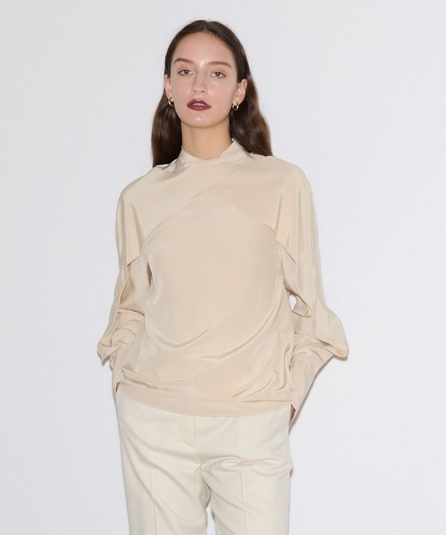 JOSEPH 【洗える】ニューシーディーシー　ブラウス Parchment