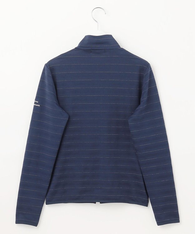 23区GOLF 【WOMEN】便利なUV羽織！【吸水速乾/UVカット】ラメボーダージャージ ネイビー系