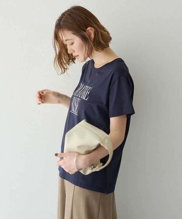YECCA VECCA 【接触冷感】メッセージロゴTee C