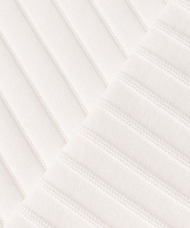 JOSEPH ABBOUD 【清涼感/ストレッチ/洗える】クールスキン ニット ポロ ホワイト系