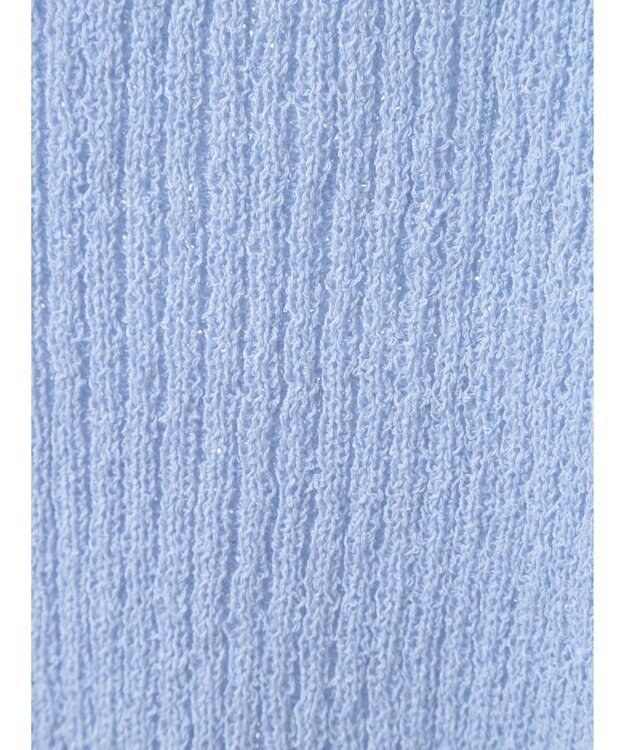 earth music&ecology バイカラーＶネックカーディガン Light Blue