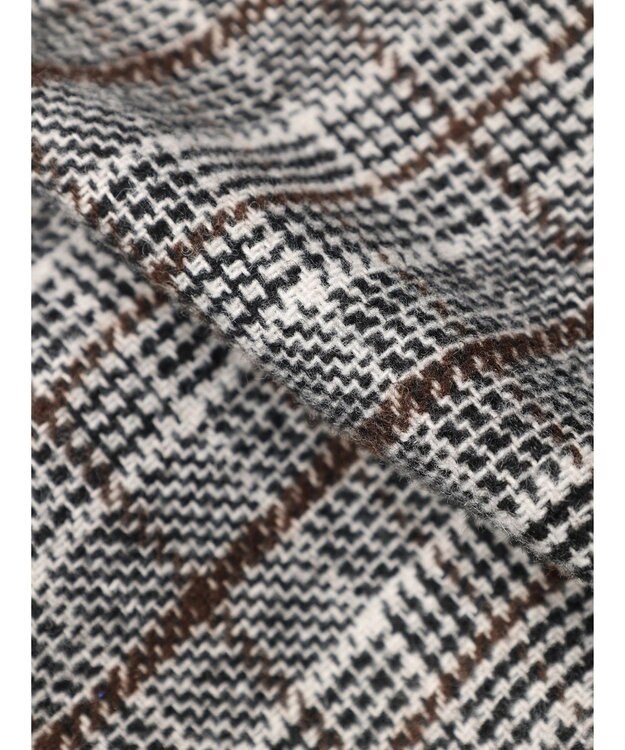 AMERICAN HOLIC ツイードタックワイドパンツ Glen Check