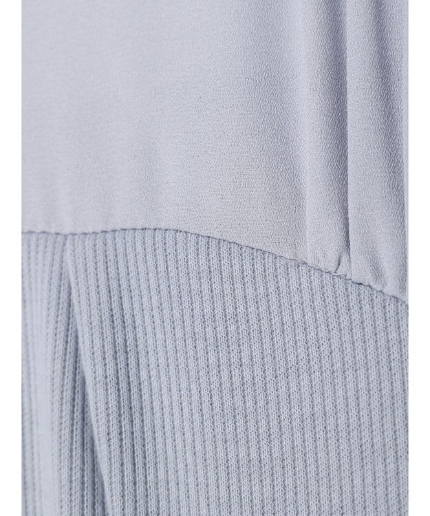 earth music&ecology リブドッキングワンピース Gray