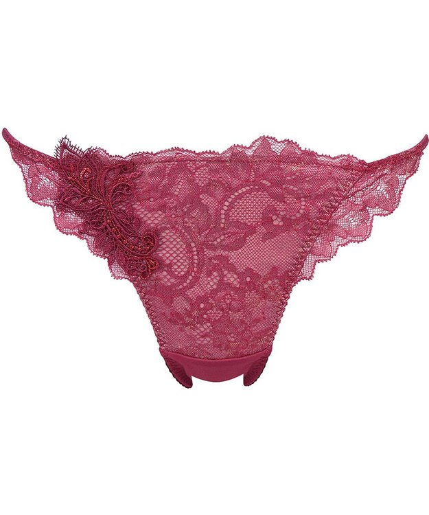 Wing Ｔバックショーツ Wing Lesiage 【2880シリーズ】 PB2880とペア アウターにひびきにくい はきこみ丈あさめ PF2882 ウイング／ワコール レッド