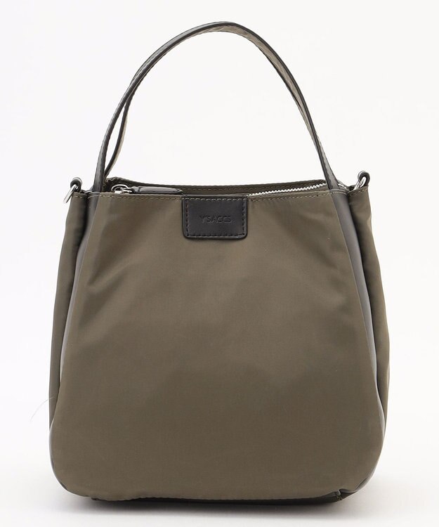Y'SACCS スクエアすっきりトート SSサイズ カーキ