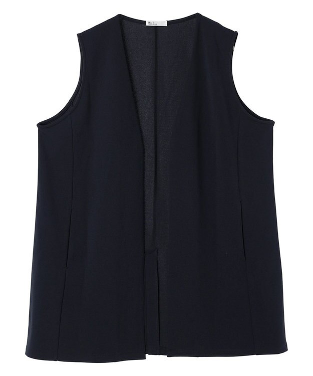 CRAFT STANDARD BOUTIQUE ジョーゼットロングジレ Navy