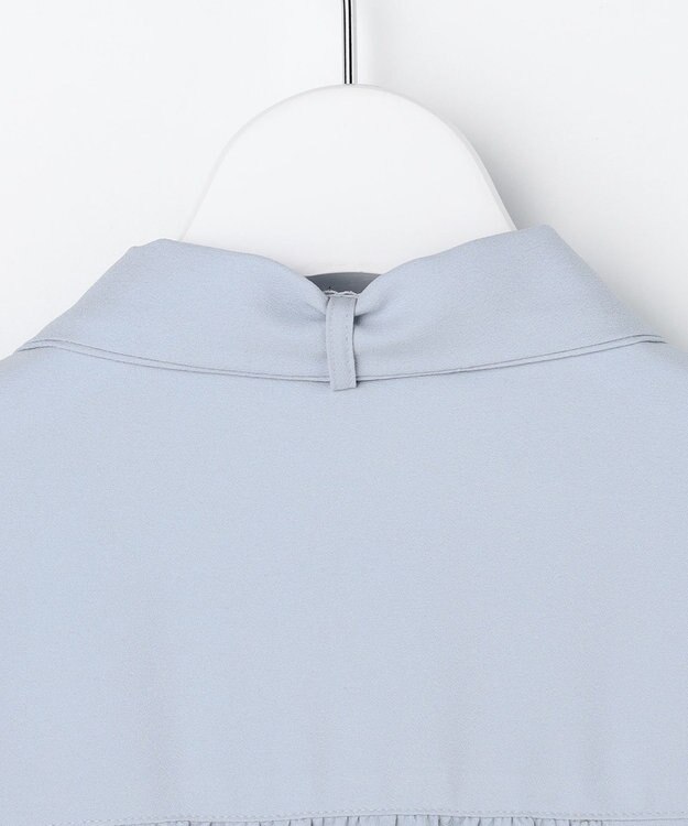 J.PRESS LADIES S ヌーディスバックサテン ブラウス サックス系