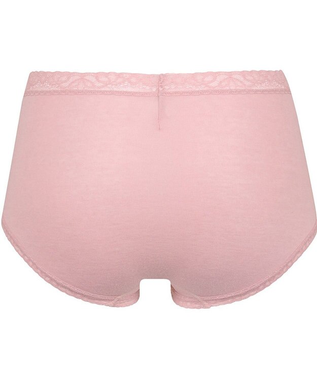 Wing ショーツ 綿混(身生地部) やさしい肌あたり 【デイリーフィット やわらかコットン】 はきこみ丈ふかめ EC3230 ウイング／ワコール ロマンピンク