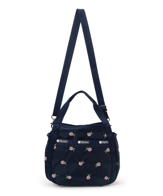 LeSportsac SMALL JENNI/ピンクローズエンブロイダリー ピンクローズエンブロイダリー