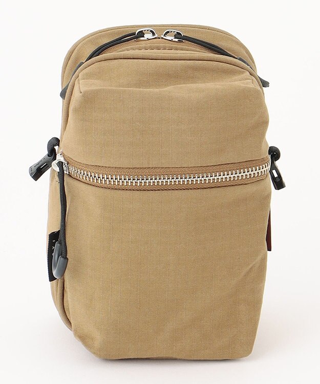 UNBILLION Otias N/CコーデュラRIP　ナイロン/コットンショルダーバッグ ブラウン