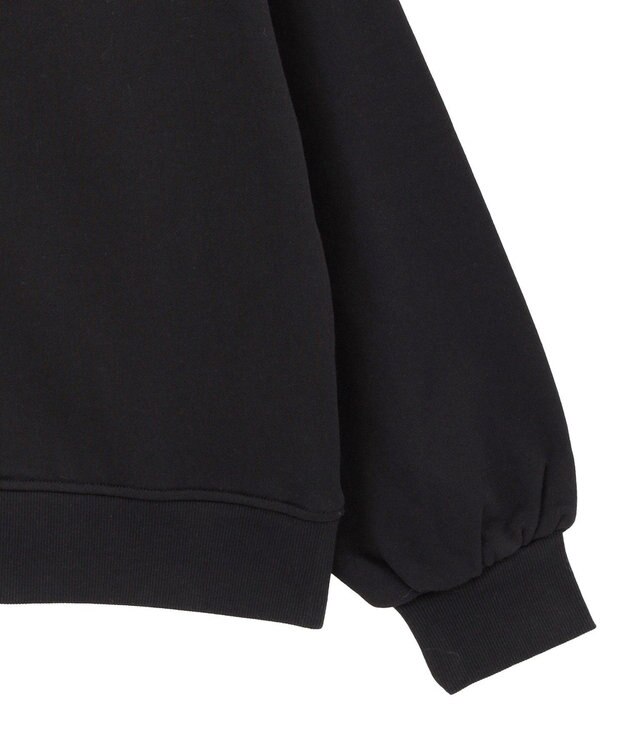 AMERICAN HOLIC ワンポイントサガラ刺繍裏毛プルオーバー Black