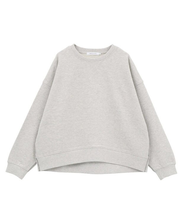 AMERICAN HOLIC 配色ライン裏毛プルオーバー Oatmeal