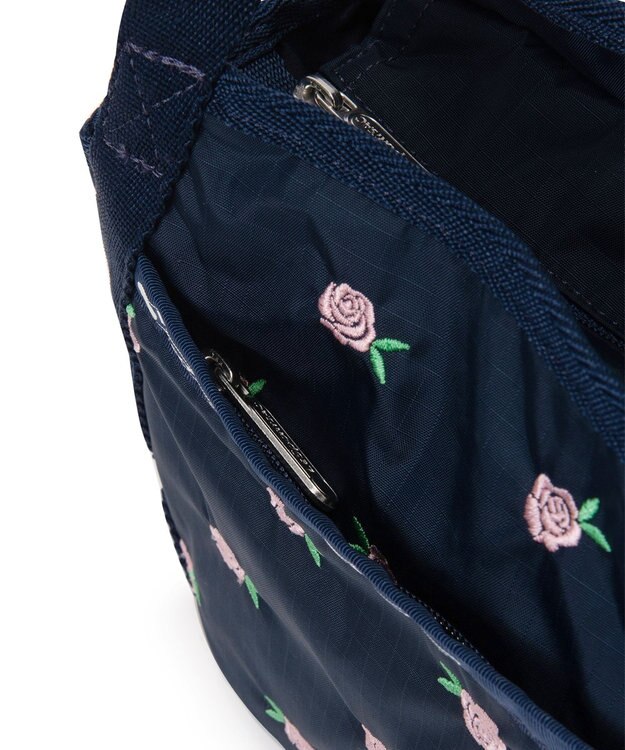 LeSportsac SMALL JENNI/ピンクローズエンブロイダリー ピンクローズエンブロイダリー