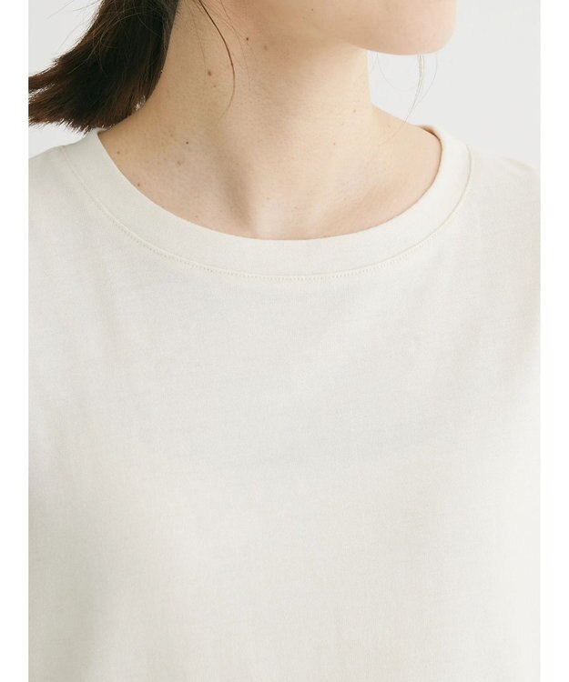 Green Parks 脇リボンドッキングプルオーバー Ecru