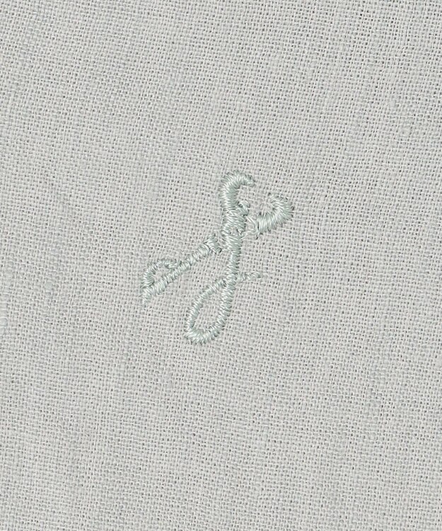 JOSEPH HOMME リネンストレッチブロード ウィングカラー半袖シャツ スカイブルー系