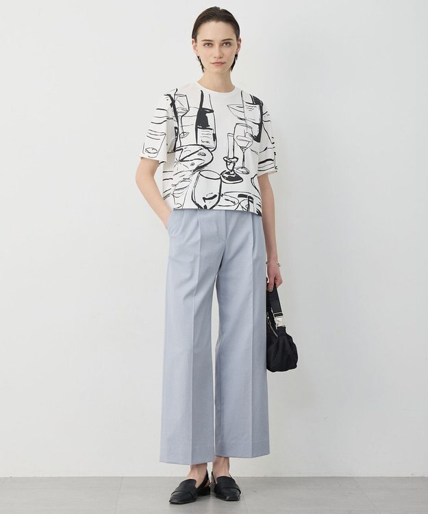 ICB L 【30th ANNIVERSARY】 MILANO プリントTシャツ オフホワイト系