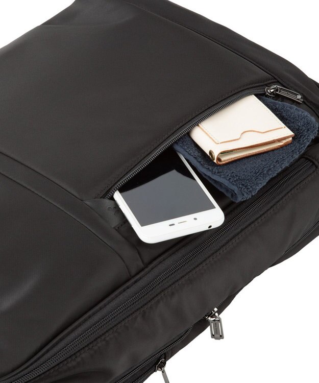 ACE BAGS & LUGGAGE World Traveler サビオ ビジネスリュック B4サイズ 15.6インチPC収納 エキスパンド(容量拡張) ２気室 65343 ワールドトラベラー ブラック