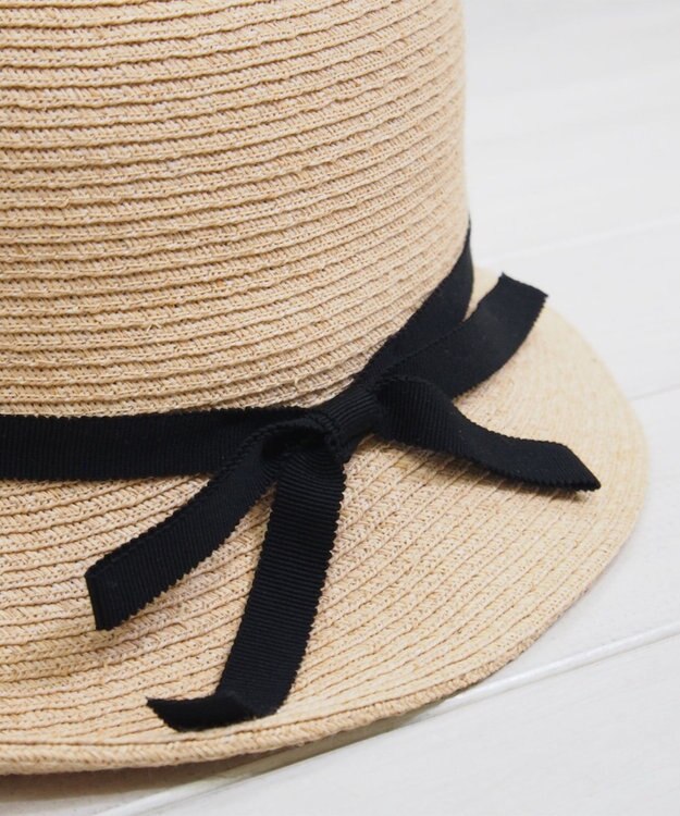 石田製帽 ラフィアブレード ソフトハットブルトン ナチュラル