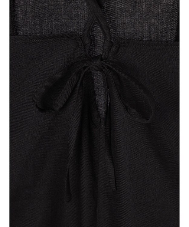 earth music&ecology リサイクルポリエステルブレンドキャミワンピース Black