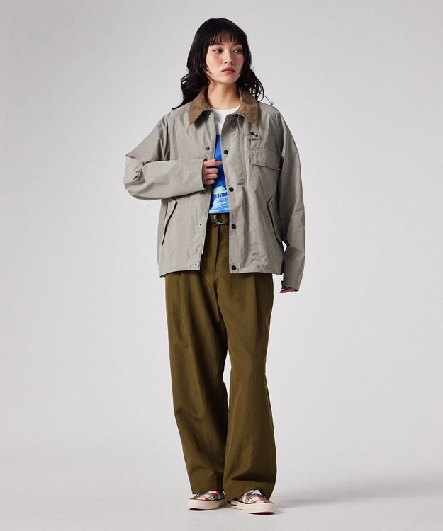 Paul Smith Paul Smith Loves Barbour Transport ポリエステルジャケット ベージュ