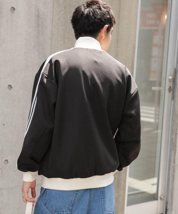 WEGO 【ユニセックス着用ITEM】ライントラックジャケット ブラック