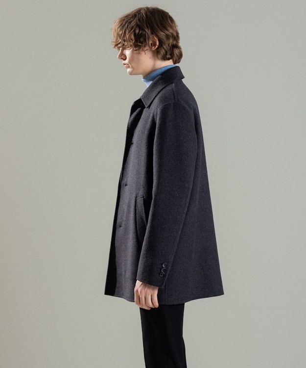 JOSEPH HOMME DOUBLE FACE CASHMERE  BALMACHAN COAT グレー系