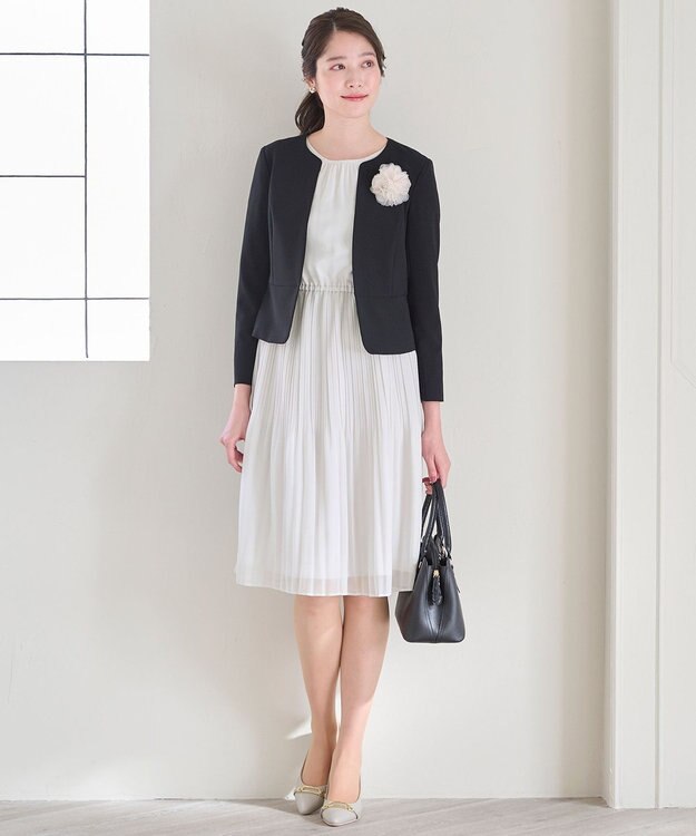 ANY SIS シャインフルール コサージュ ライトベージュ