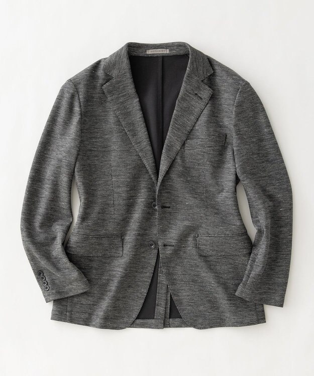 GOTAIRIKU 2年連続売上NO1【吸水速乾/ウォッシャブル/ストレッチ】ノルマンディーリネン カーディガンジャケット(25年モデル) グレー(NEW/フラップポケット)