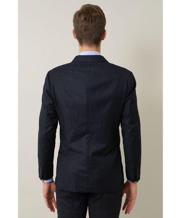 DAKS ウールダブルジャケット ネイビー