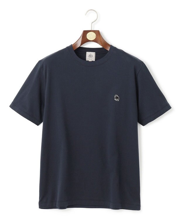 J.PRESS MEN 一枚でもインナーでも映える【WEB限定 / 8色展開】バックブル Ｔシャツ ネイビー系
