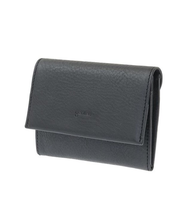 genten ミネルヴァ2 コンパクト財布 クロ