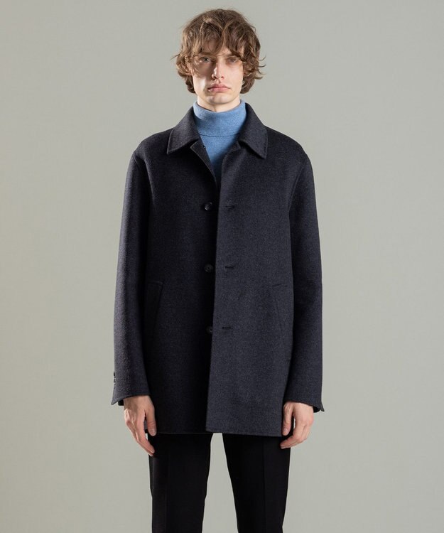 JOSEPH HOMME DOUBLE FACE CASHMERE  BALMACHAN COAT グレー系