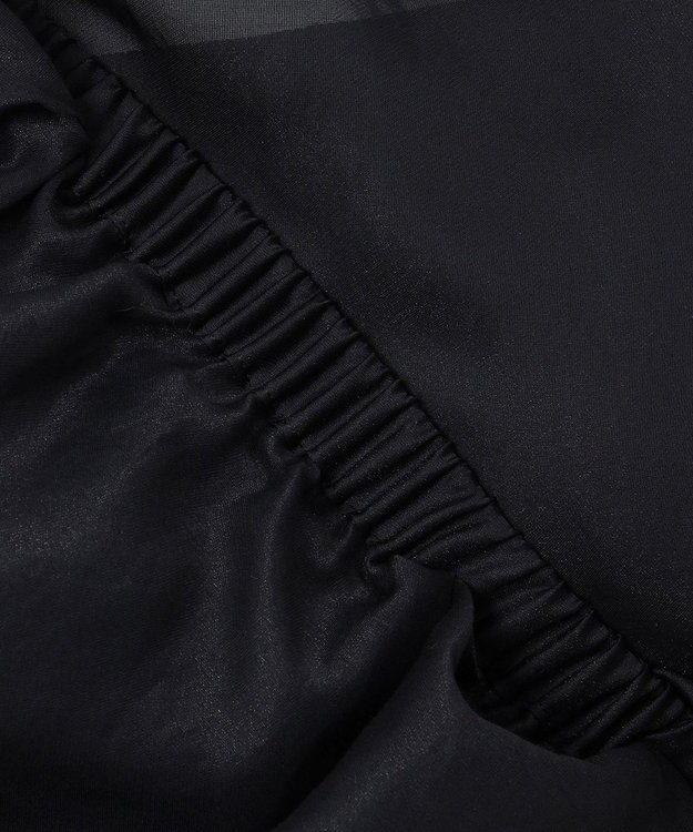 23区 【エステータ】シルクコットンオーガンジー ブラウス ブラック系