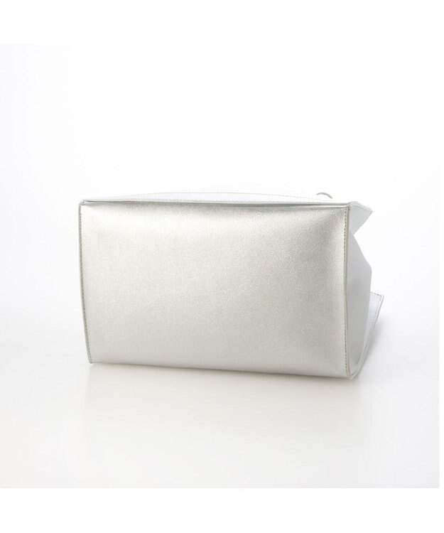 UNBILLION カシュカシュ cachecache / パーテーションミニ2wayトートバッグ シルバー