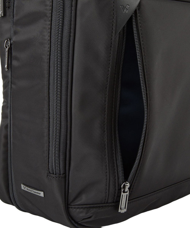 ACE BAGS & LUGGAGE World Traveler サビオ ビジネスリュック B4サイズ 15.6インチPC収納 エキスパンド(容量拡張) ２気室 65343 ワールドトラベラー ブラック