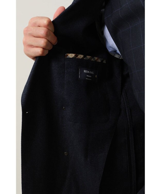 DAKS ウールダブルジャケット ネイビー