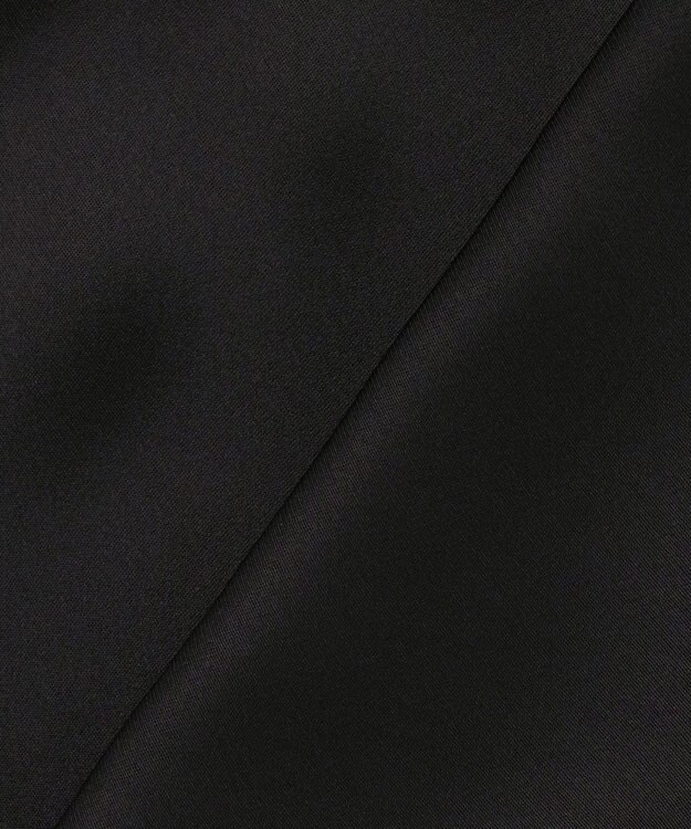 uncrave ライトダブルサテン シャツジャケット ブラック