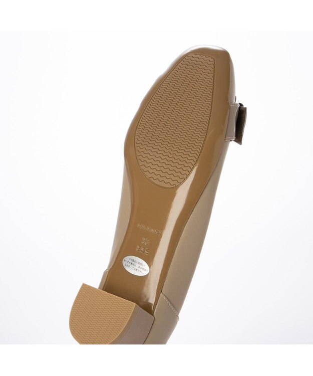 Riz raffinee <Riz raffinee>【3E】バックルモチーフパンプス ベージュ