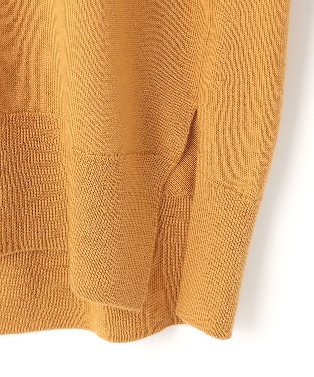 J.PRESS LADIES L 【洗える】EASY WOOL Vネック ニット イエロー系