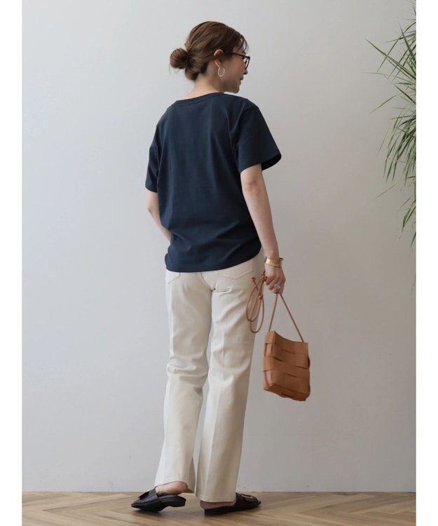 AMERICAN HOLIC アルファベット　ＴＥＥ1 Navy