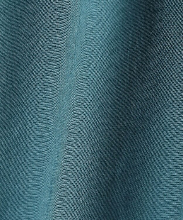 ANY L ピンタックデザインシャツワンピース ターコイズ