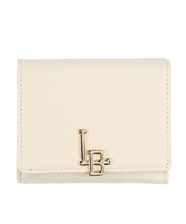 LANVIN en Bleu エルヴィー 三つ折り財布 アイボリー