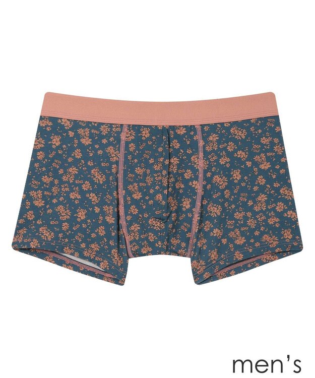 une nana cool メンズボクサーパンツ MADE WITH LIBERTY FABRIC コーラル