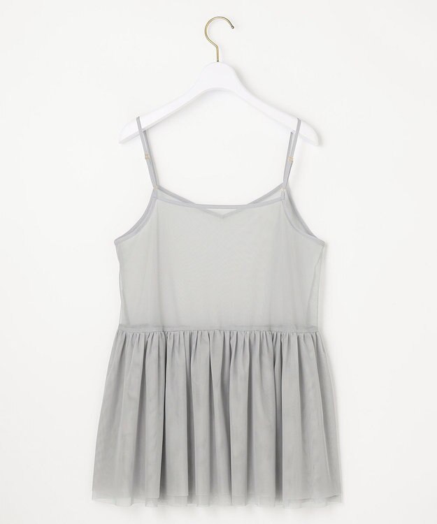 ANY SIS 【洗える】チュールレイヤード インナー ライトグレー