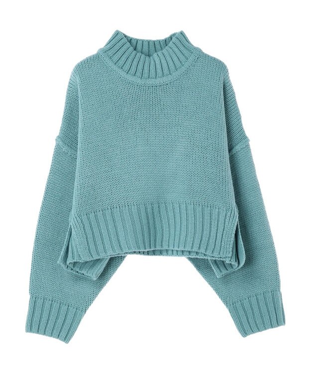 Green Parks ・ＳＵＧＡＲ　ＳＰＯＯＮ　ハイネックショートニット Green