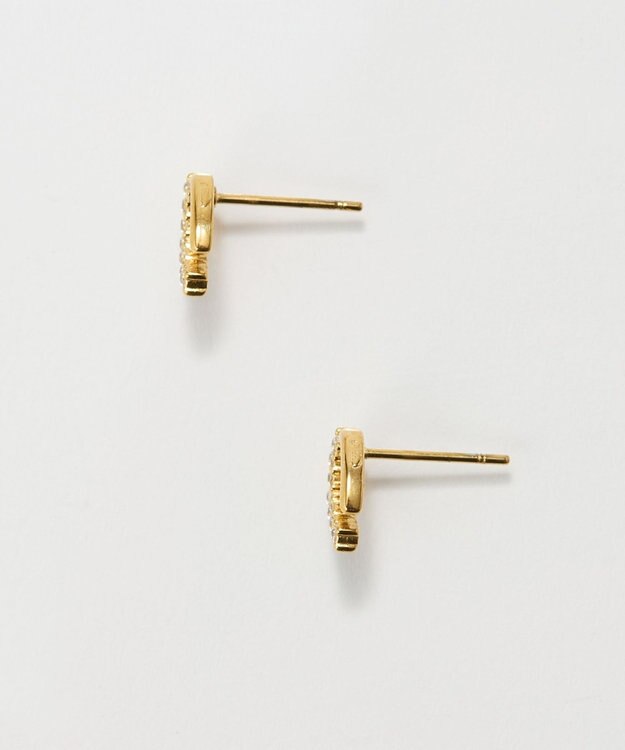 Phoebe 〈金属アレルギー対応〉グロッシーミニホースシューピアス　ゴールド　ステンレス/馬蹄/蹄鉄/ラッキーモチーフ/ギフト/プレゼント ゴールド