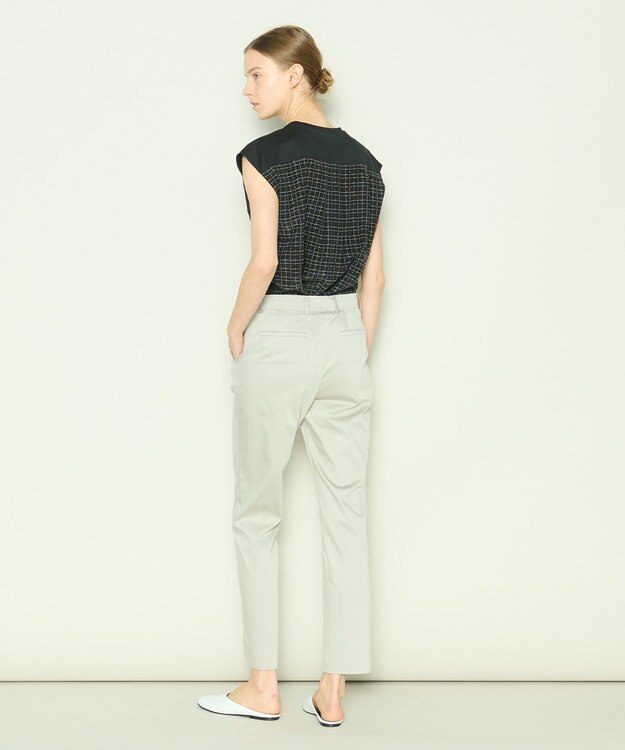 JOSEPH 【洗える】アクロスプリント×ジャージー　カットソー Black