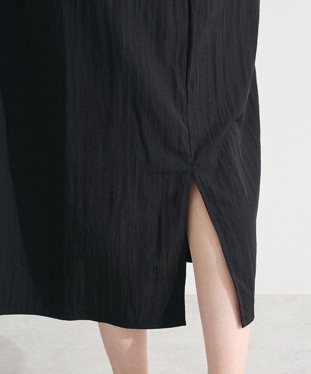 Green Parks ラメリブペプラムドッキングワンピース Beige